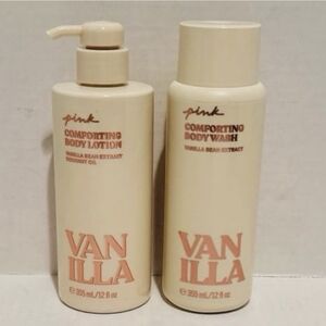 Victoria's secret pink lotion and body wash